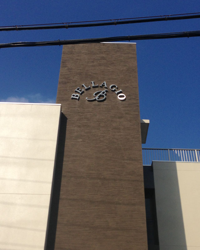 ステンレス箱文字